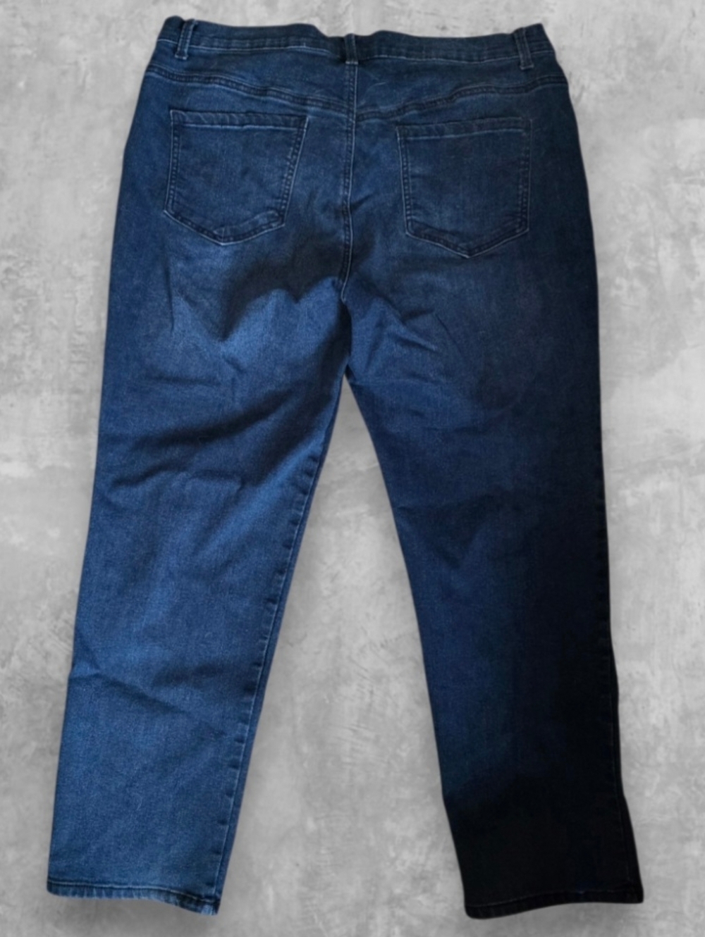 👖Gloria Vanderbilt Amanda Straight Leg Jeans in Dark Blue - Picture 5 of 5